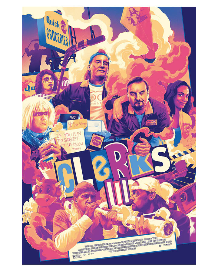 (Signed) Clerks III "SDCC" Poster
