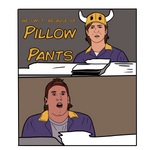 "Pillow Pants" Pin