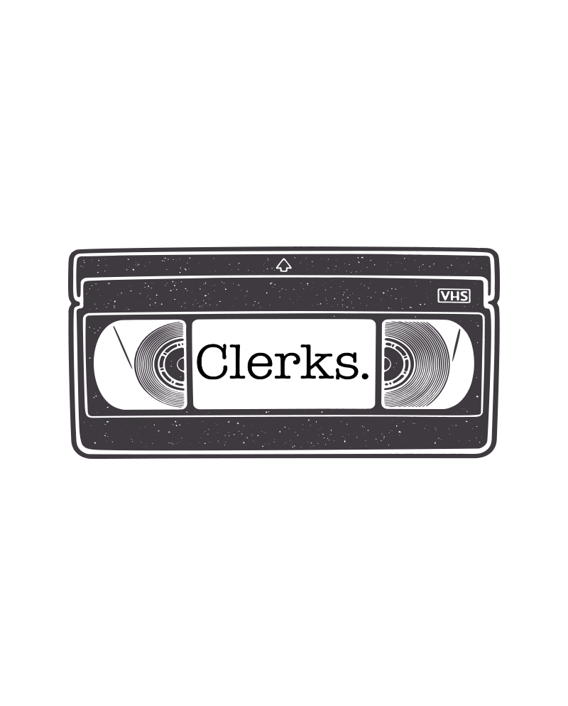 "Clerks VHS" Sticker